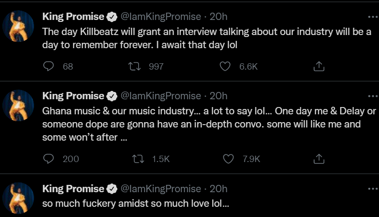 Ghanaians will be shocked when I reveal secrets in our industry - King Promise