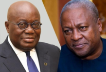 President Nana Akufo-Addo and Former President John Mahama