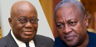 President Nana Akufo-Addo and Former President John Mahama