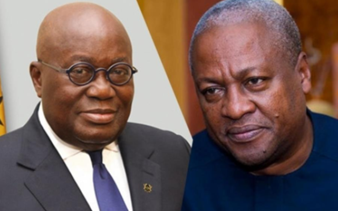 President Nana Akufo-Addo and Former President John Mahama