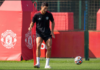 Ronaldo trains