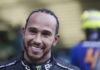 British Formula One driver Lewis Hamilton of Mercedes-AMG Petronas reacts after the 2021 Formula One Grand Prix of Russia at the Sochi Autodrom race track in Sochi, Russia, 26 September 2021. EPA/Yuri Kochetkov / POOL