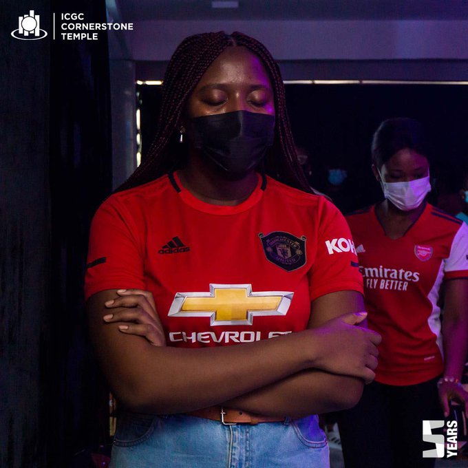 ICGC member who was spotted in Manchester United jersey