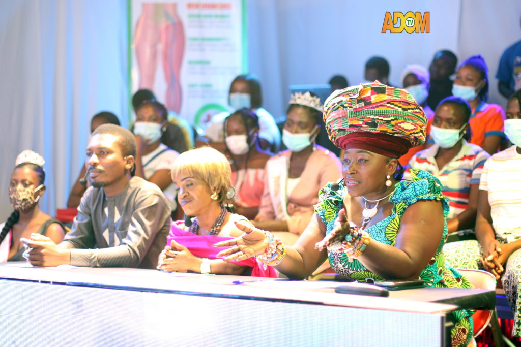 Judges for The Big Talent Show week 2: From Left: Clemento Suarez, Adwoa Smart (middle) and Akumaa Mama Zimbi