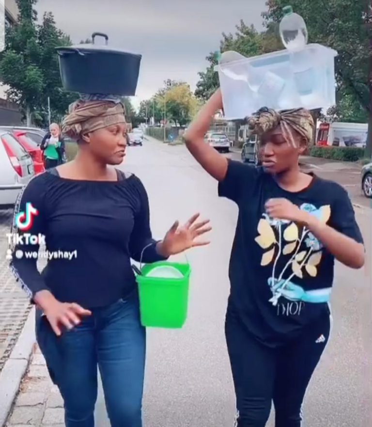 Wendy Shay, mother sell ‘pure water’ on the street [Video]