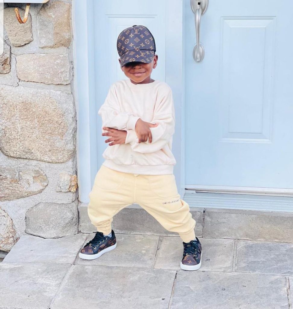 John Dumelo's son strikes model-like poses for birthday photos