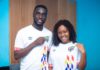 Hearts of Oak couple in White Jersey - Ezekiel and Brenda 