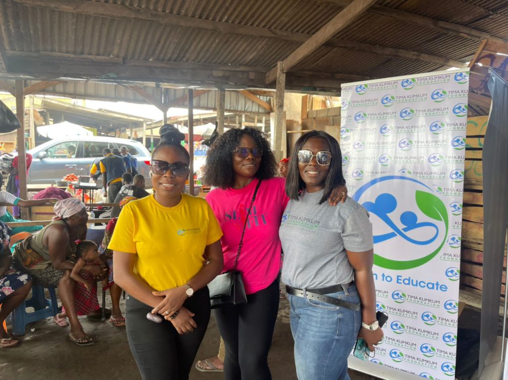 Tima Kumkum Foundation, Ghinger Healthcare hold breast cancer screening for Agbogloshie market women