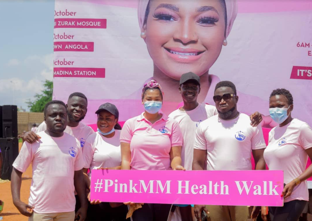 Habiba Sinare makes history with biggest breast cancer health awareness walk in Ghana