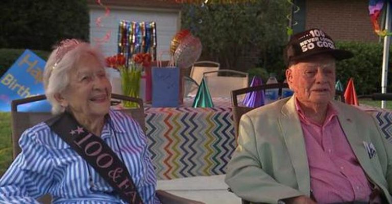 High school lovers married for 80 years celebrate 100th birthday together