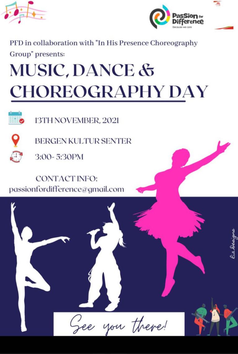 Passion for Difference to hold music, dance and choreography day on Nov. 13