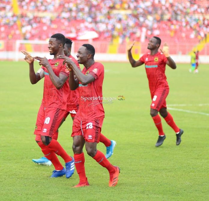 Asante Kotoko celebrate