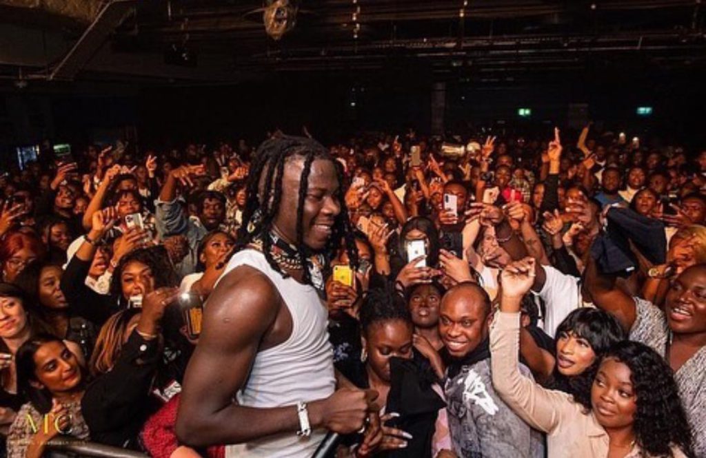 Stonebwoy performing during his UK tour 