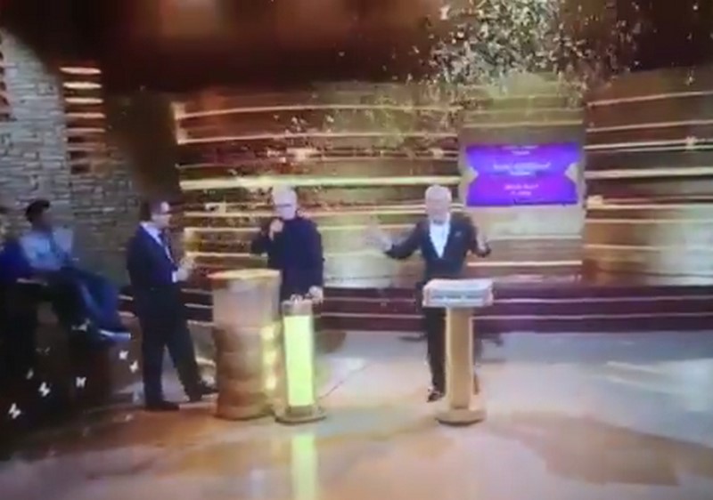 Ridiculous moment lotto winner is declared a millionaire live on TV ...