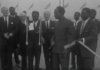 Kwame Nkrumah commissions Tema Motorway