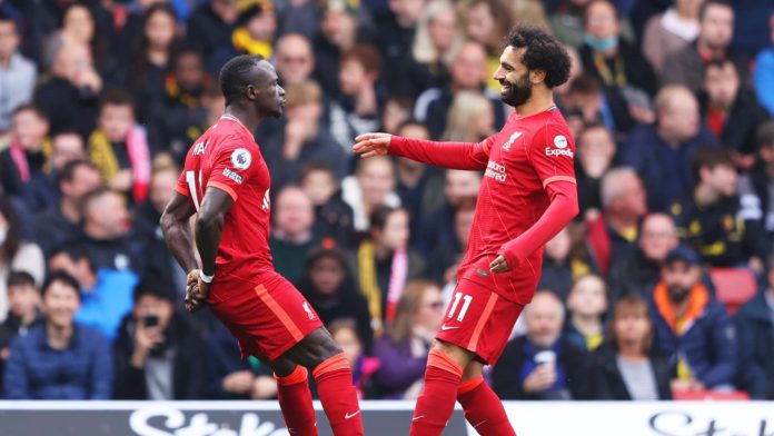 Sadio Mane [L] and Mo Salah [R]