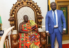 Otumfuo with GFA boss, Kurt Okraku