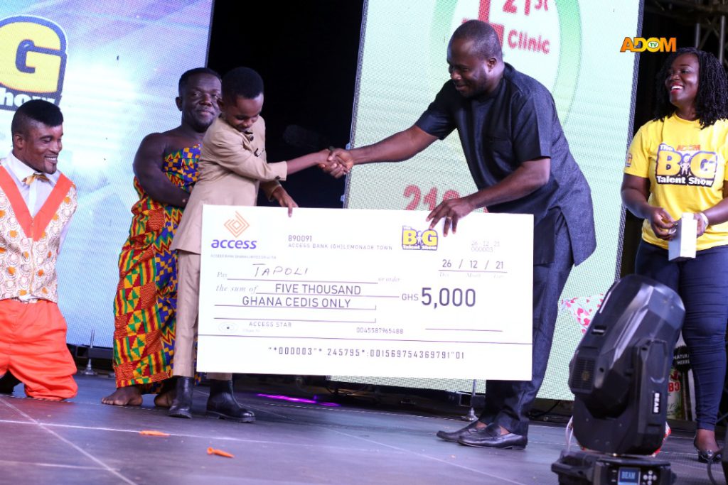 Tapoli comes back from being evicted to winning a GHC 5,000 prize 