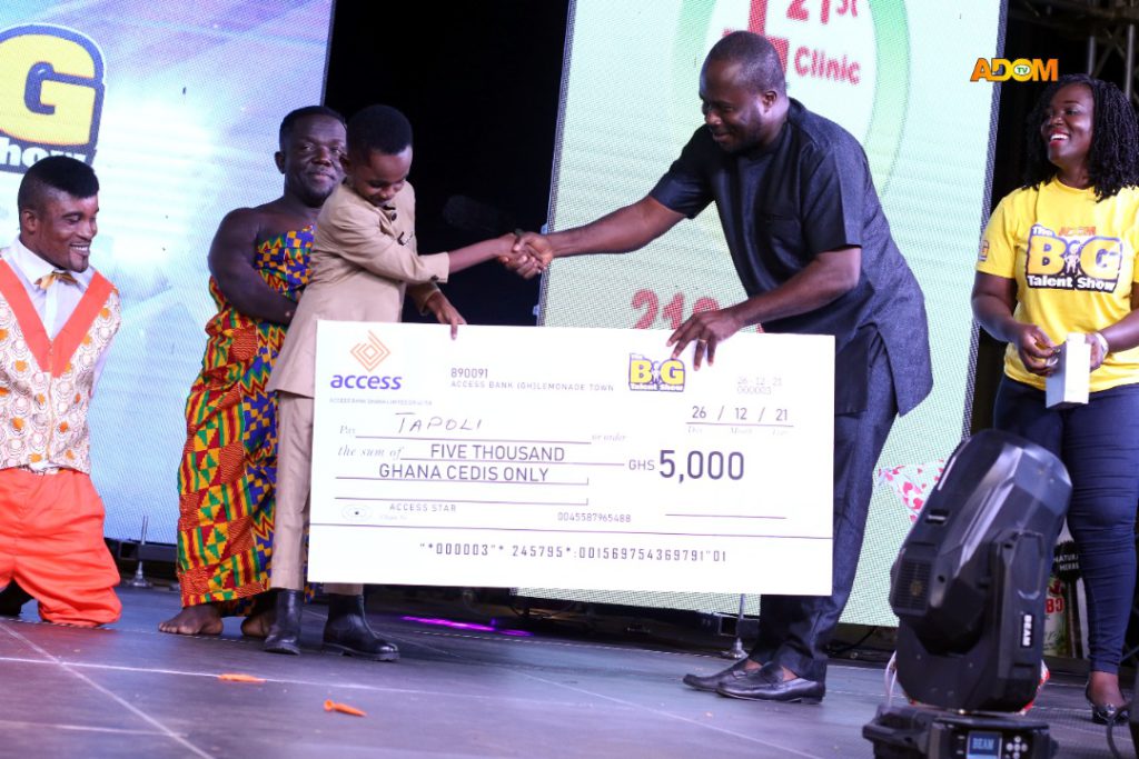 Tapoli comes back from being evicted to winning a GHC 5,000 prize