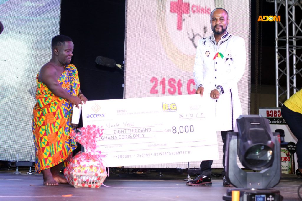 Nana Yaw sheds tears of joy after his win at The Big Talent Show 2021
