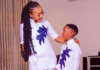 Akuapem Poloo and her son | photo credit: zikey_photograhy