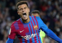 Philippe Coutinho has scored 26 goals in 106 appearances for Barcelona since joining them from Liverpool in January 2018