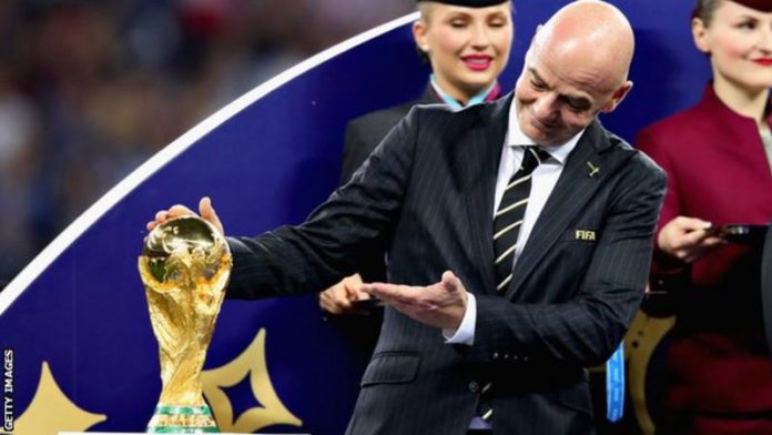 Gianni Infantino believes staging the World Cup more regularly can offer 