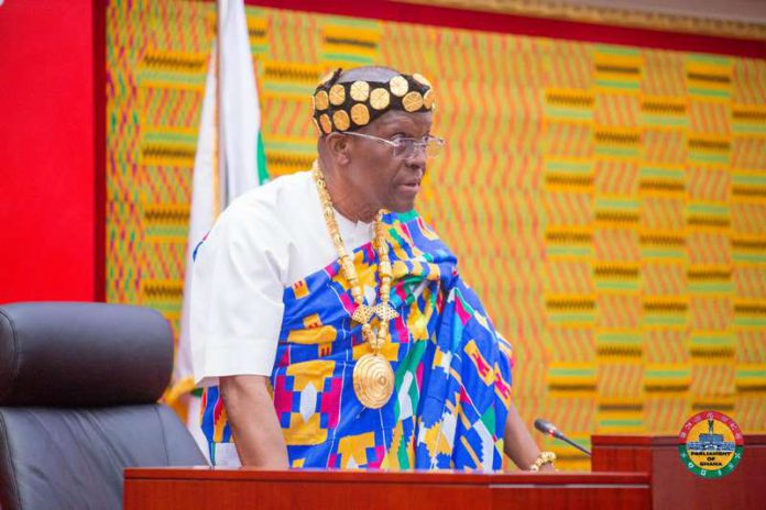 Speaker Alban Bagbin (Photo credit - Parliament House)