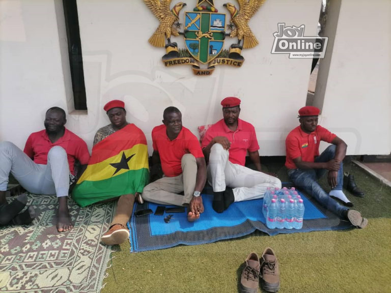 E-levy: Group storms Parliament with mats and pillows to picket