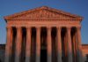 The Supreme Court is currently split between six conservatives and three liberals