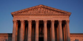 The Supreme Court is currently split between six conservatives and three liberals