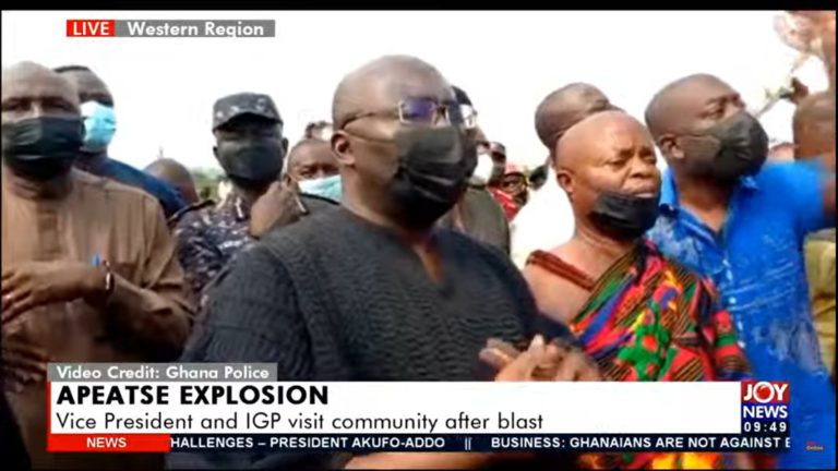 Bawumia, Dampare, other govt officials visit Apiate [Video]