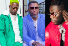 L-R: Shatta Wale, A Plus and Burna Boy