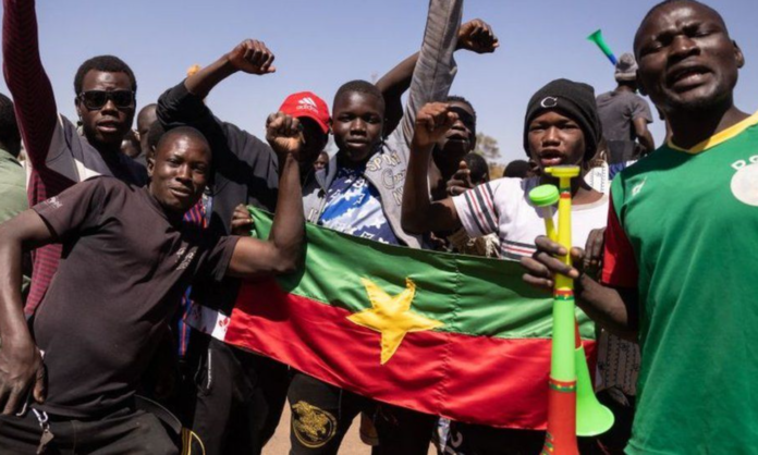 Some people in the capital, Ouagadougou, came out in support of the soldiers | Photo credit: AFP