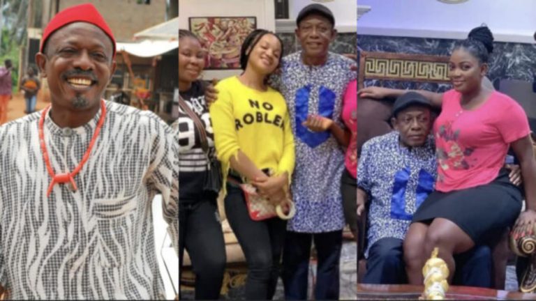 Veteran actor, Osuofia shows off beautiful daughters