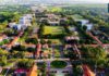 An aerial view of the University of Ghana