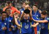 Azpilicueta lifts the Club World Cup trophy Image credit: Getty Images