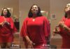Collage of Adwoa Safo dancing in one of her viral Tiktok videos