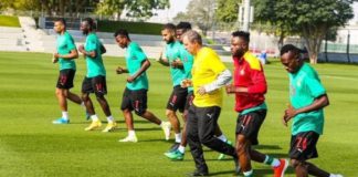 Black Stars training