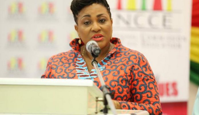 NCCE chairperson Josephine Nkrumah steps down to take up ECOWAS job (Photo credit NCCE)