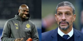 Otto Addo [L] and Chris Hughton [R]