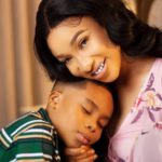 Tonto Dikeh and her son Andre (Credit: Instagram/@tontolet)