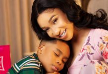 Tonto Dikeh and her son Andre (Credit: Instagram/@tontolet)