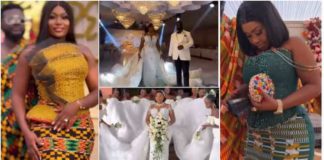 wedding of bride whose guest stole the show. source:instagram/@live_weddings_with_kwaku