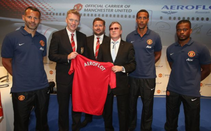 Manchester United originally partnered up with Aeroflot in 2013 ( Image: John Peters/Manchester United via Getty Images)