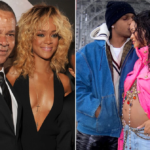 Rihanna’s father, Ronald Fenty (far left), told Page Six he is “ecstatic” about his daughter’s pregnancy and says she will be a good mom. WireImage; DIGGZY/Shutterstock