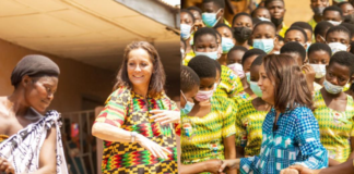 French ambassador enstooled as ‘Nkosuohemaa’ in Begho; visits Twene Amanfo SHS during ‘Thank You’ tour