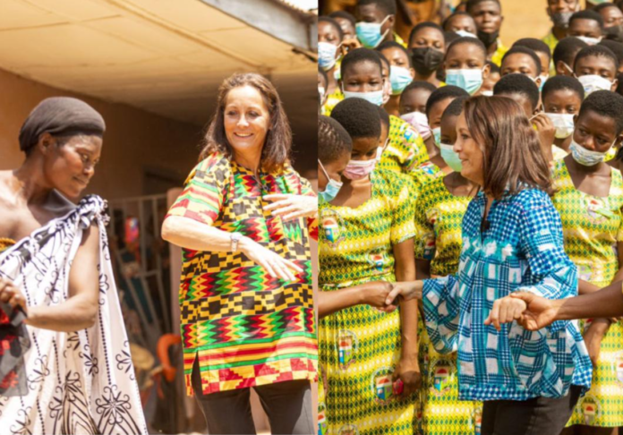 French ambassador enstooled as ‘Nkosuohemaa’ in Begho; visits Twene Amanfo SHS during ‘Thank You’ tour