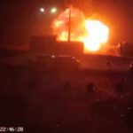 A huge fireball rose from Retroville shopping mall after it was bombed ( Image: via REUTERS) Ukraine