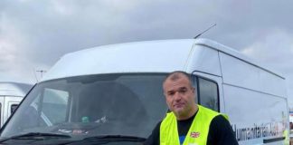He ended up helping move families around the country over the past few days ( Image: Paul Kenwright)